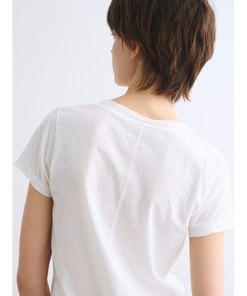 three dots / スリードッツ Tシャツ | Jersey colette washed tee | 詳細9