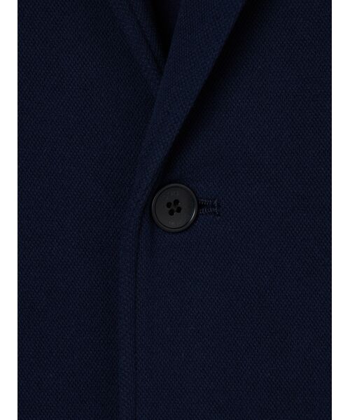 three dots / スリードッツ テーラードジャケット | Men's pique cardboard jacket | 詳細5