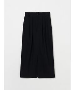 Rayon linen streigt skirt