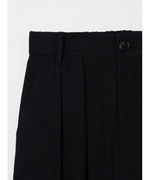three dots / スリードッツ スカート | Rayon linen streigt skirt | 詳細3