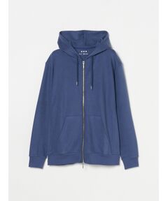 Men's compact pile l/s zip hoody