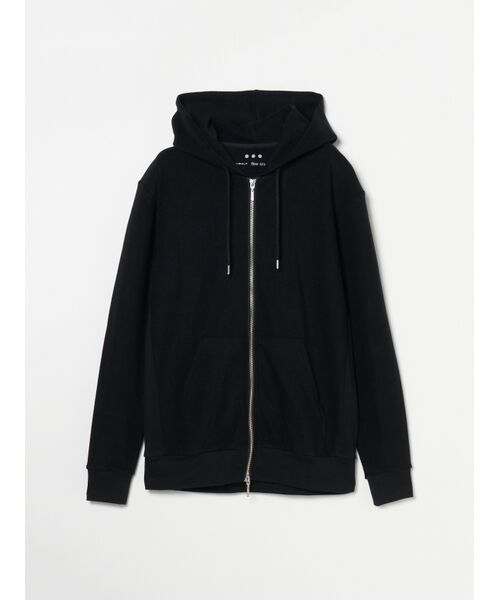 Men's compact pile l/s zip hoody