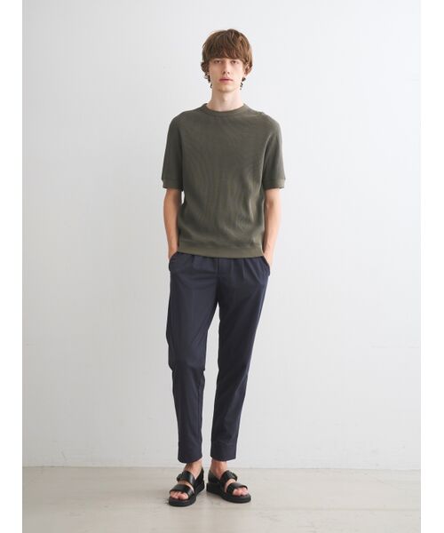 three dots / スリードッツ Tシャツ | Men's pima waffle s/s sweat | 詳細9