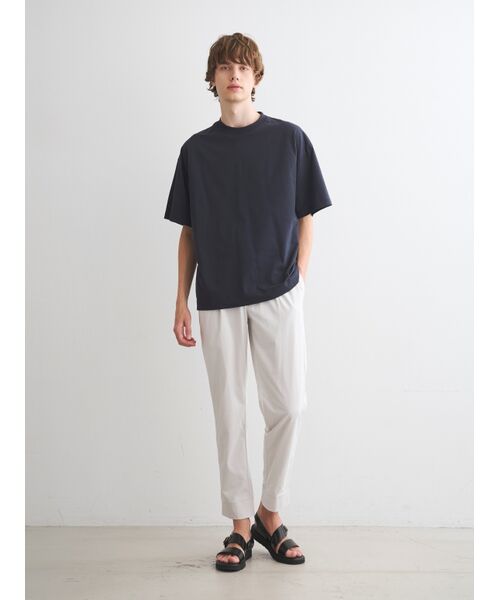 three dots / スリードッツ Tシャツ | Men's powdery cotton urban fit crew neck | 詳細9