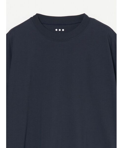 three dots / スリードッツ Tシャツ | Men's powdery cotton urban fit crew neck | 詳細2