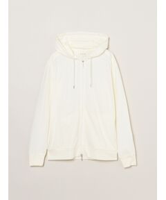 three dots / スリードッツ パーカー | Men's sanded jersey zip hoody