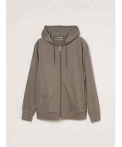three dots / スリードッツ パーカー | Men's sanded jersey zip hoody
