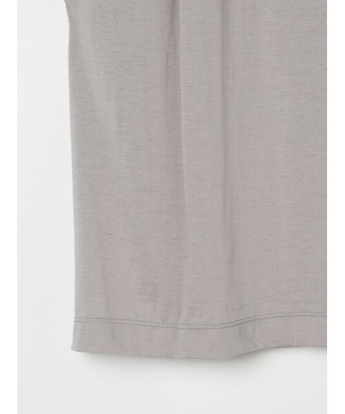 three dots / スリードッツ Tシャツ | Cashmere cotton sleeveless tee | 詳細5