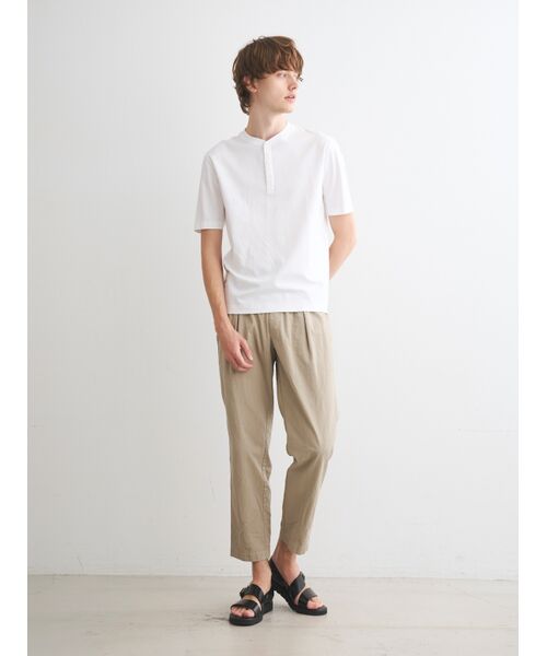 three dots / スリードッツ その他パンツ | Men's cotton linen pants | 詳細8