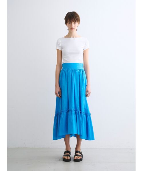 three dots / スリードッツ スカート | Feather lawn skirt | 詳細9