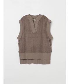 three dots / スリードッツ Tシャツ | Long staple pile gilet tee