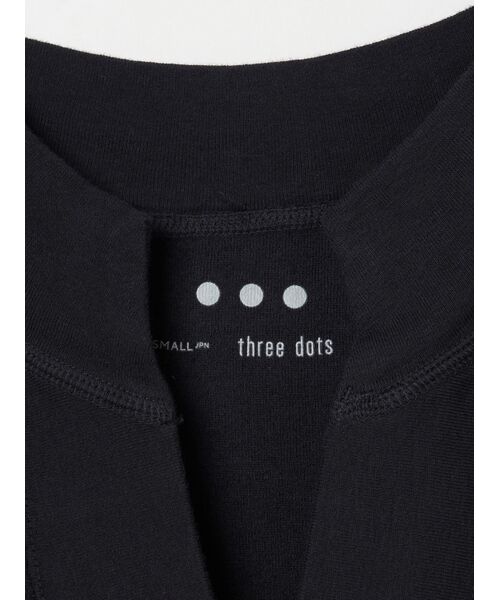 three dots / スリードッツ Tシャツ | Long staple pile gilet tee | 詳細3