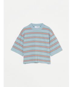 Sleek sweater s/s knitted tshirt