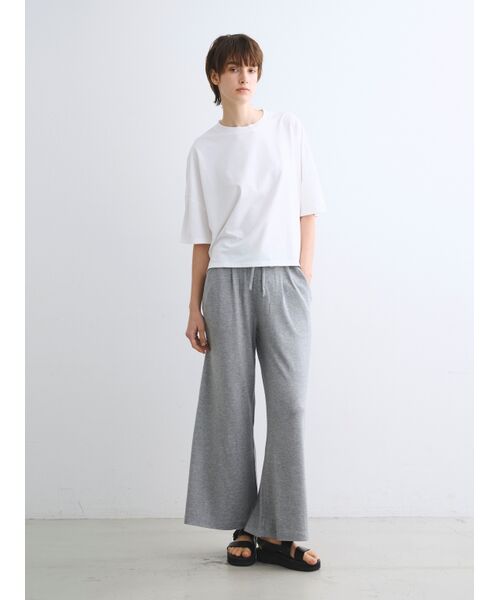 three dots / スリードッツ Tシャツ | Powdery cotton half slv wide tee | 詳細9