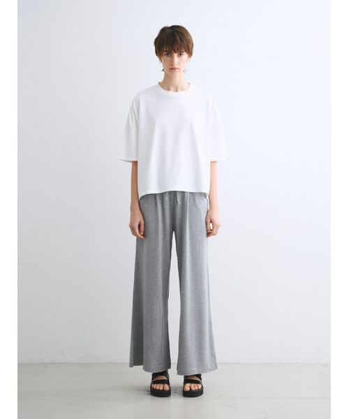 three dots / スリードッツ Tシャツ | Powdery cotton half slv wide tee | 詳細10