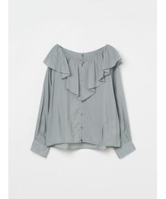 Cotton loan flair collar shirt