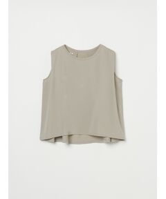 Stretch nylon tuck sleeve tee