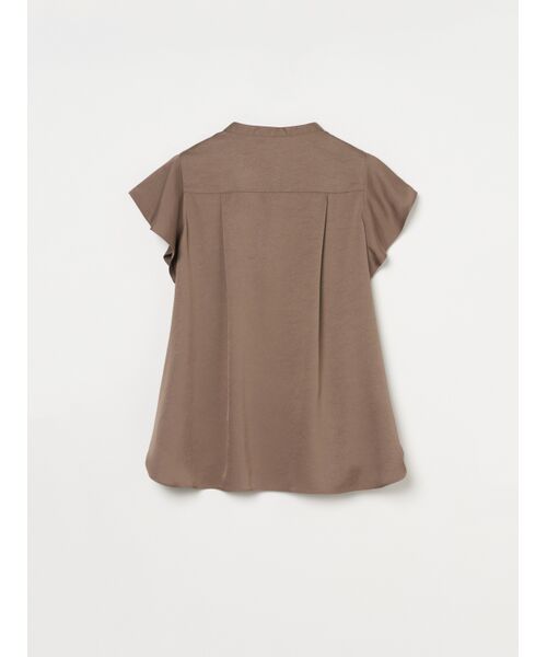 three dots / スリードッツ その他トップス | Silky twill flair sleeve top | 詳細1