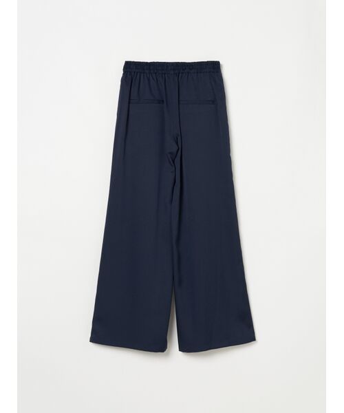 three dots / スリードッツ その他パンツ | Silky twill semi wide pants | 詳細1