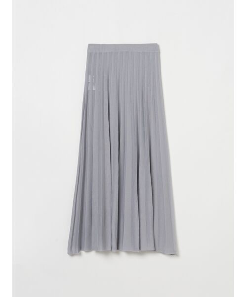 three dots / スリードッツ スカート | Sheer pleats skirt | 詳細1