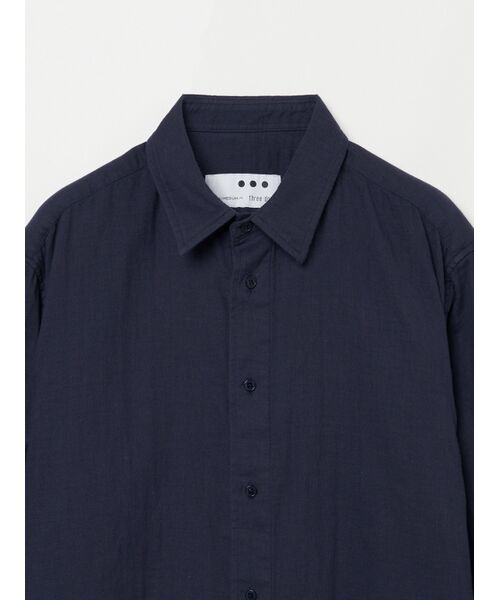 three dots / スリードッツ シャツ・ブラウス | Men's double gauze shirts | 詳細2