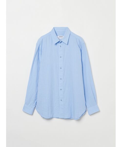 three dots / スリードッツ シャツ・ブラウス | Men's double gauze shirts | 詳細6