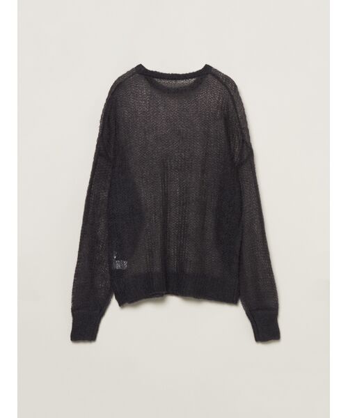 three dots / スリードッツ ニット・セーター | Mesh mohair pullover | 詳細1