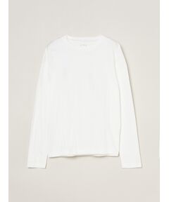 Silky cotton knit l/s tee