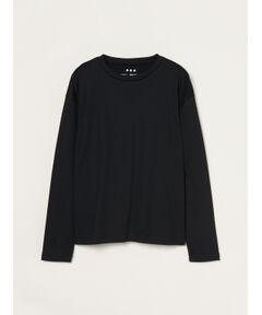 Silky cotton knit l/s tee