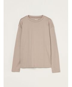 Silky cotton knit l/s tee