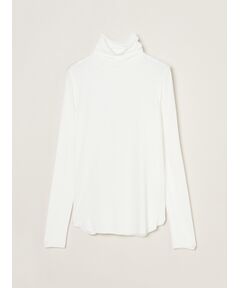 Moist jersey turtle neck tee