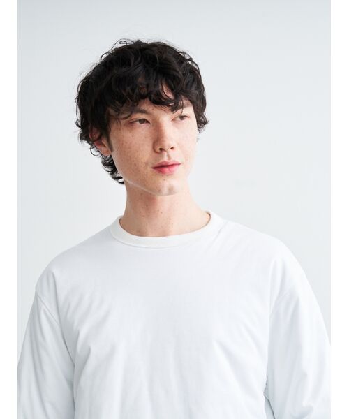 three dots / スリードッツ Tシャツ | Men's leo reversible padded pullover | 詳細7