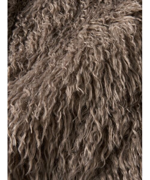 three dots / スリードッツ その他アウター | Wavy fur short gilet | 詳細15