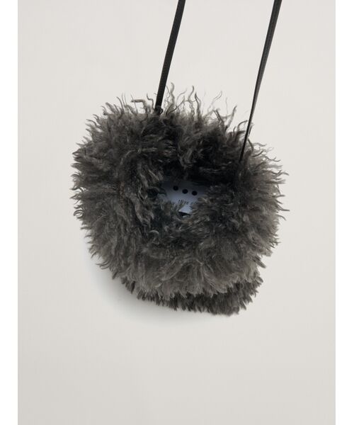 three dots / スリードッツ ショルダーバッグ | Wavy fur bag | 詳細5