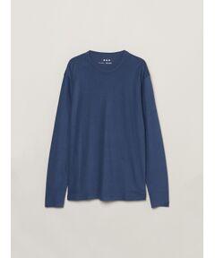 Men's compact pile l/s t-shirt