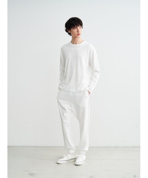 three dots / スリードッツ Tシャツ | Men's compact pile l/s t-shirt | 詳細9