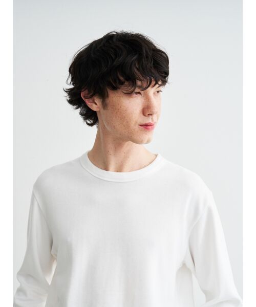 three dots / スリードッツ Tシャツ | Men's compact pile l/s t-shirt | 詳細7