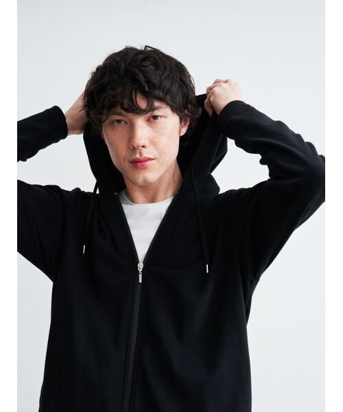 three dots / スリードッツ パーカー | Men's compact pile hoodie | 詳細8