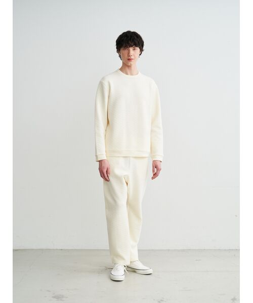 three dots / スリードッツ その他トップス | Men's quilt jersery sweat shirt | 詳細9