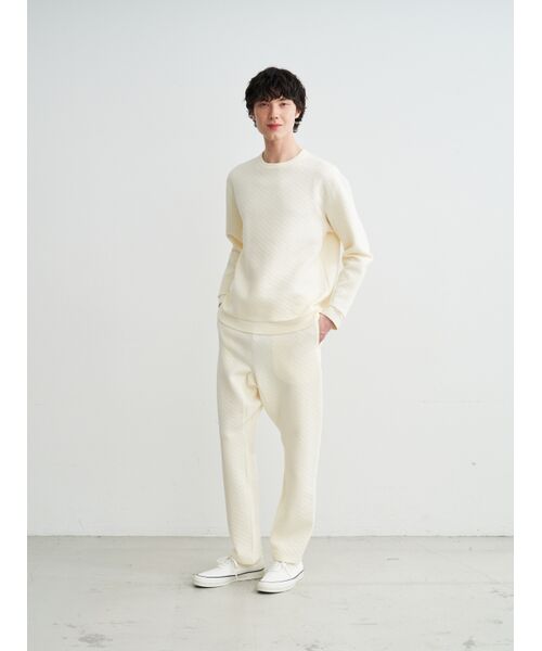 three dots / スリードッツ その他トップス | Men's quilt jersery sweat shirt | 詳細10