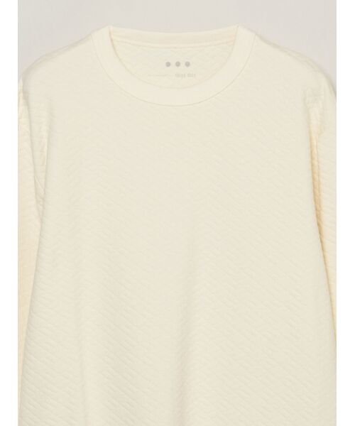 three dots / スリードッツ その他トップス | Men's quilt jersery sweat shirt | 詳細2