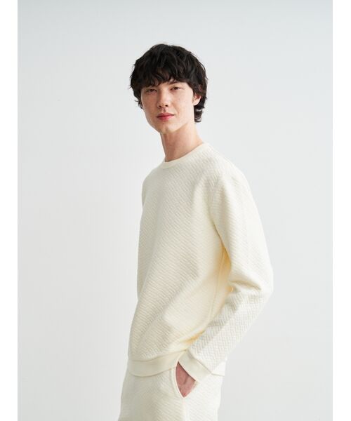 three dots / スリードッツ その他トップス | Men's quilt jersery sweat shirt | 詳細7