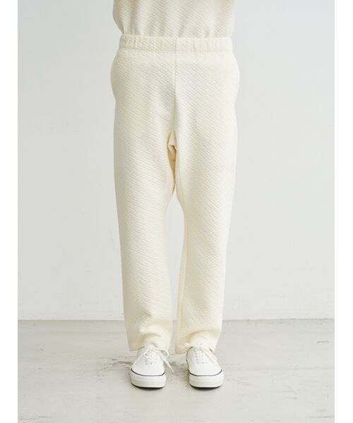 three dots / スリードッツ その他パンツ | Men's quilt jersery sweat pants | 詳細9