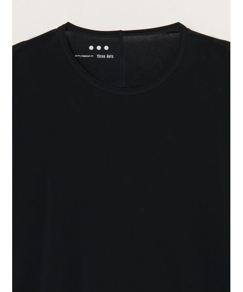 three dots / スリードッツ Tシャツ | Men's silky jersey T-shirt | 詳細2