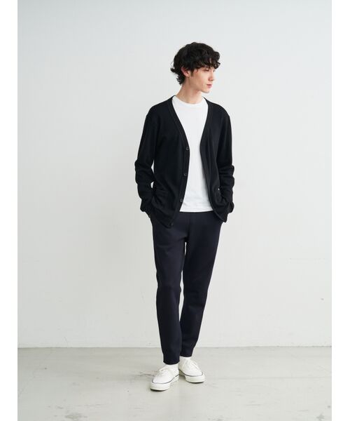 three dots / スリードッツ カーディガン・ボレロ | Men's souffle cotton cardigan | 詳細9