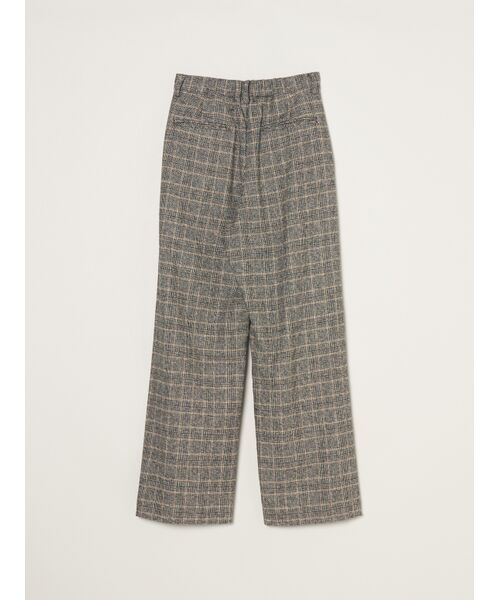 three dots / スリードッツ その他パンツ | Cotton tweed semi wide pants | 詳細1