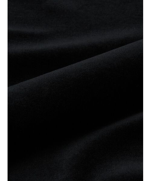 three dots / スリードッツ Tシャツ | Men's cotton velour l/s t-shirt | 詳細5