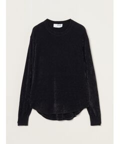 Velour sweater pullover