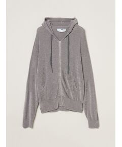 Velour sweater zip up hoody