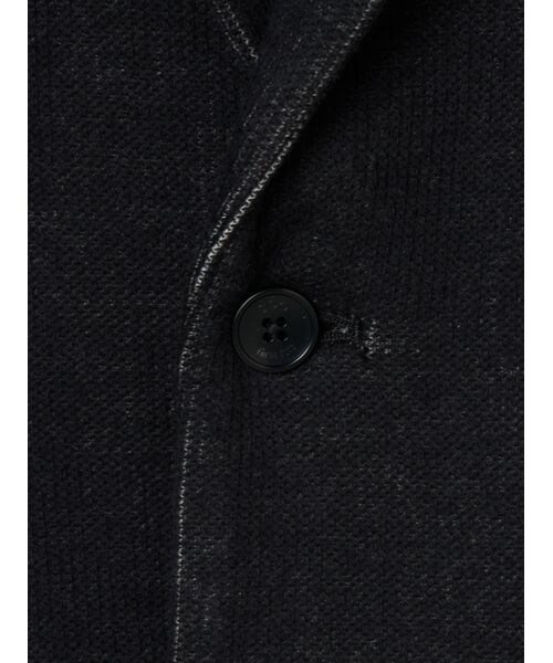 three dots / スリードッツ テーラードジャケット | Men's cotton double face jacket | 詳細4